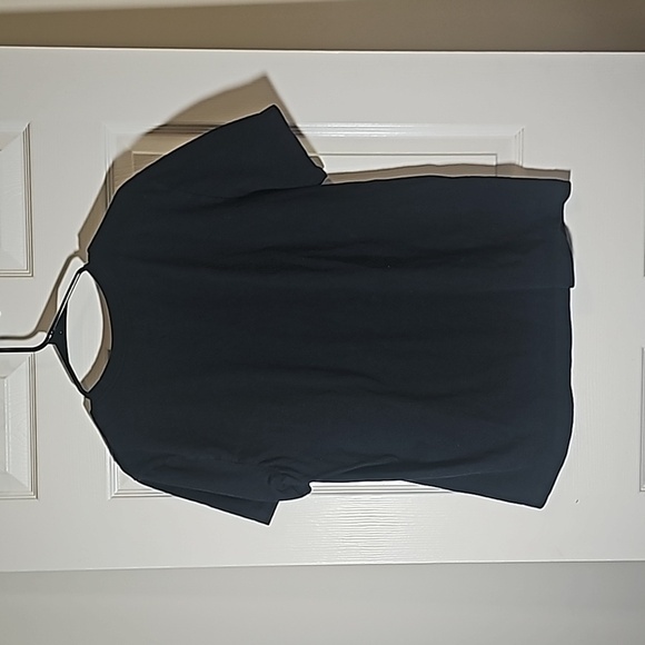 Nike Air Black The Nike Tee Short Sleeve Cotton Logo T-shirt Size L - Picture 2 of 6